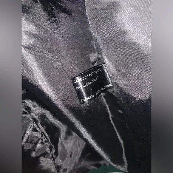 Giacca Women’s Dark Green Wool Winter Pea Coat - Medium - Picture 11 of 11